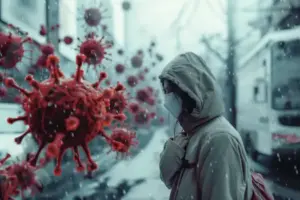 HPV virus-u-zraku